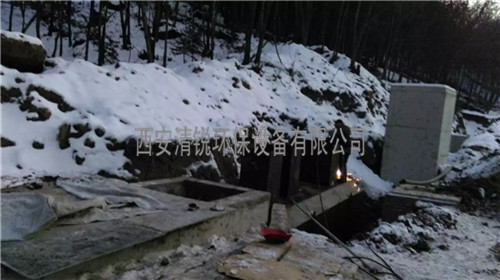 甘肅污水處理設(shè)備施工現(xiàn)場