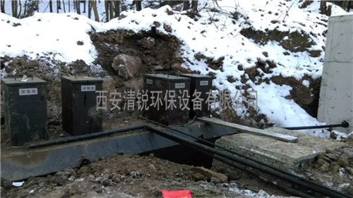 甘肅污水處理設(shè)備施工現(xiàn)場